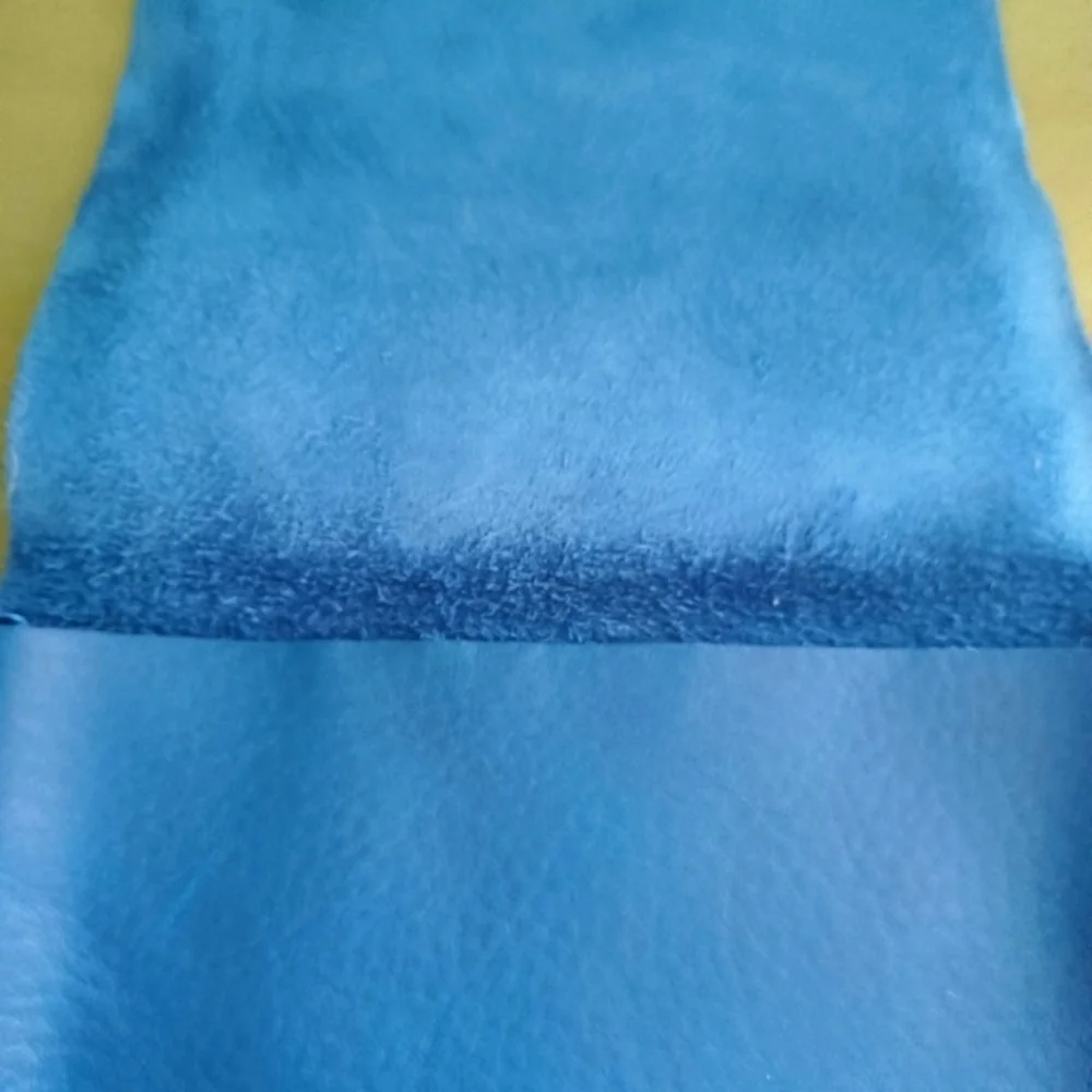 ARA‎ Small Foldover Clutch in Cobalt of Full Grain Cowhide.  New With Tag…